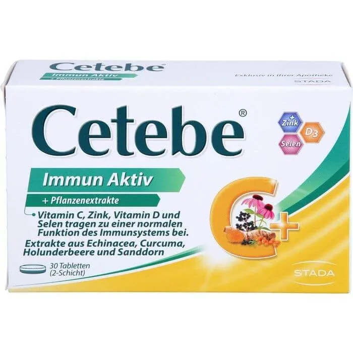 CETEBE Tablete imune active 30 capsule — preț și oferte