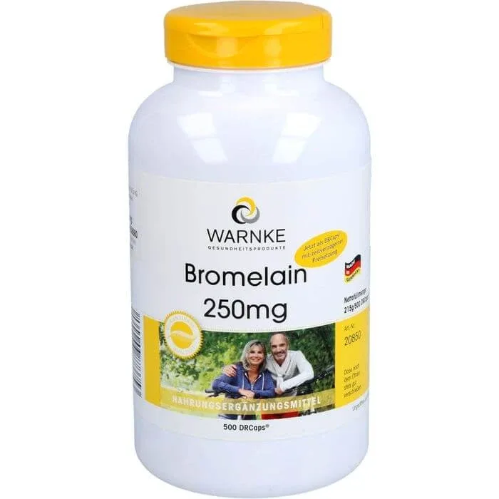 BROMELAIN 250 mg capsule cu acoperire enterică 500 Capsule — preț și oferte