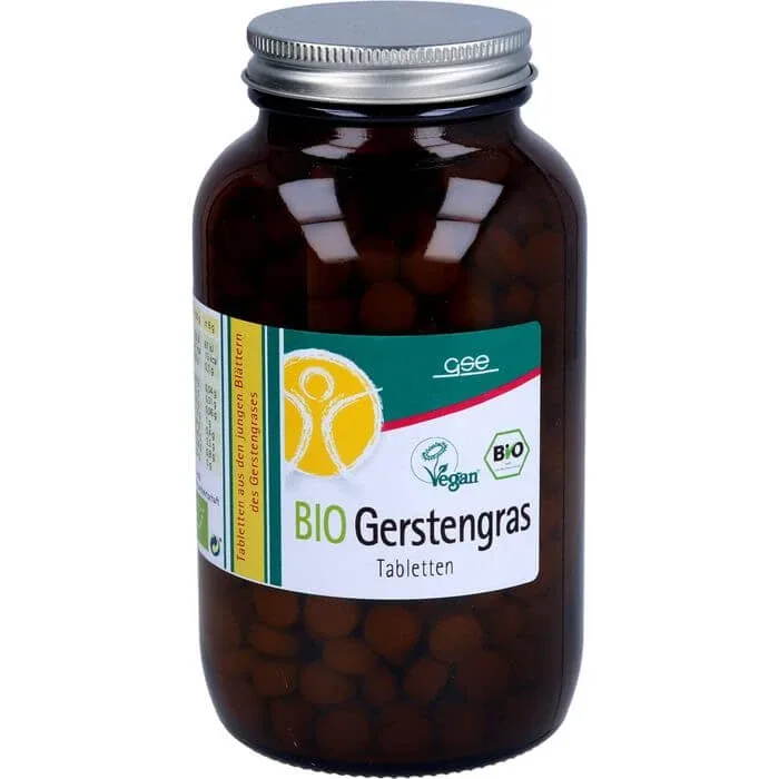 GSE Iarbă de orz 500mg certificat organic tab. 500 buc. — preț și oferte