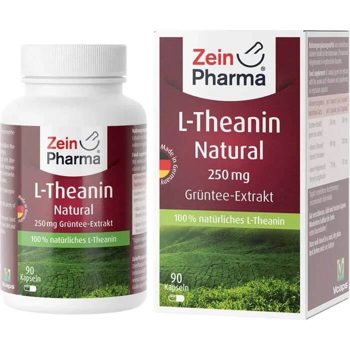 L-THEANIN Natural 250 mg Capsule ZeinPharma 90 Capsule — preț și oferte