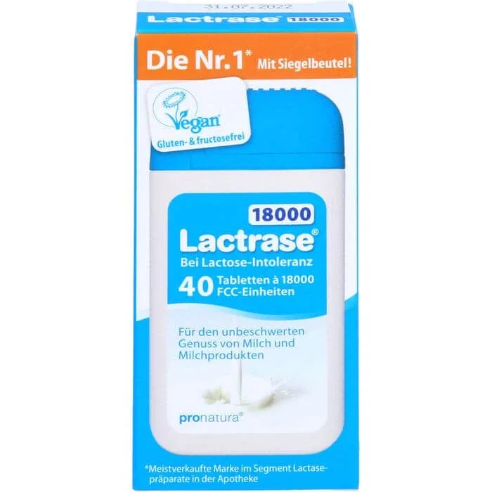 LACTRASE 18.000 comprimate FCC divizibile în dozator 40 buc. — preț și oferte