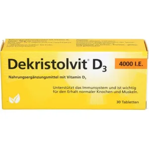 DEKRISTOLVIT D3 4000 I.E. Tablete 30 Capsule