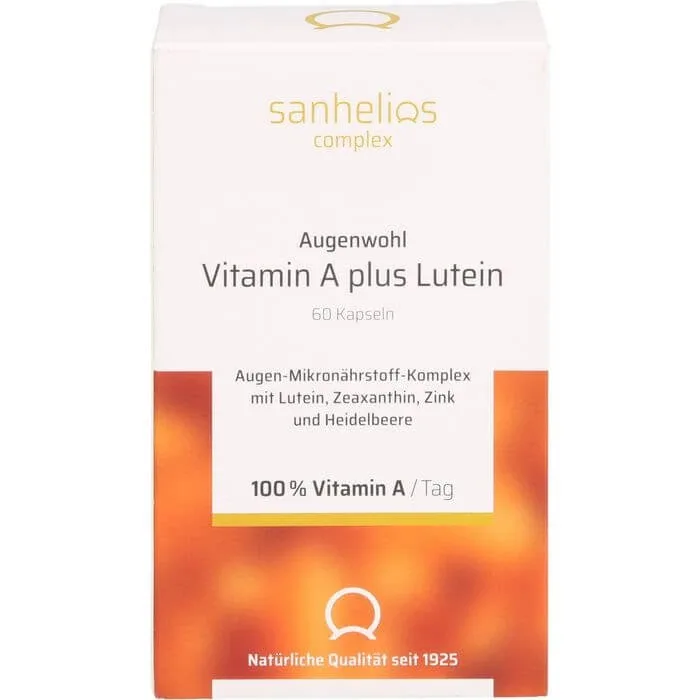 SANHELIOS Augenwohl Vitamina A plus Luteină Capsule 60 Capsule — preț și oferte