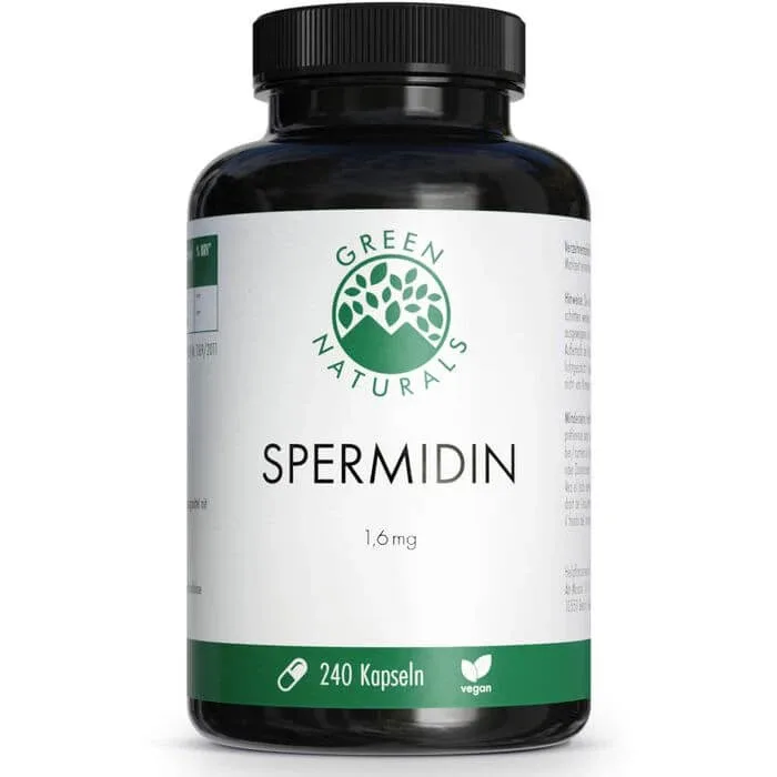 GREEN NATURALS Spermidină 1,6 mg capsule vegane 240 Capsule — preț și oferte