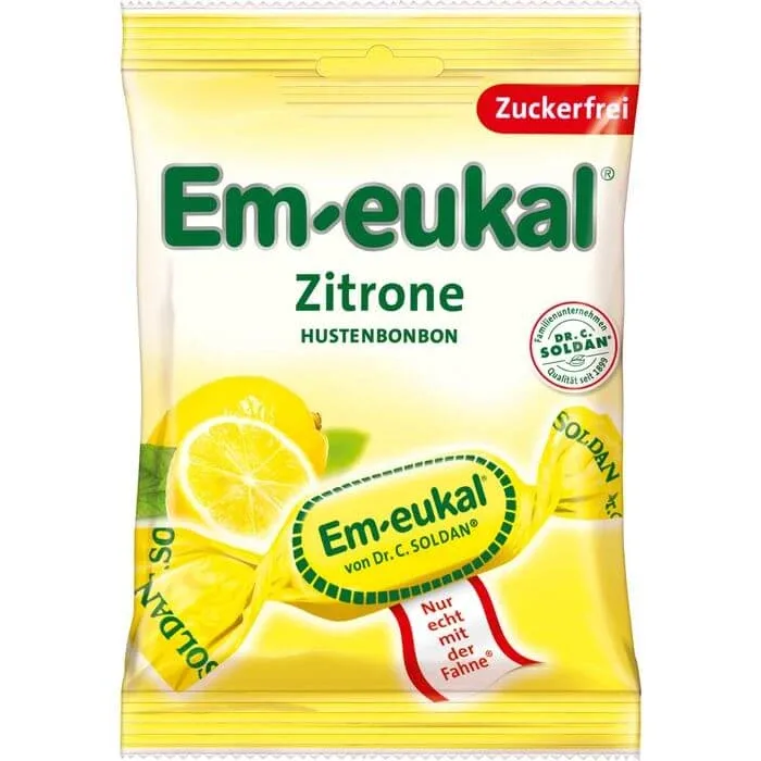 EM-EUKAL dulciuri cu lămâie fără zahăr 75 g — preț și oferte
