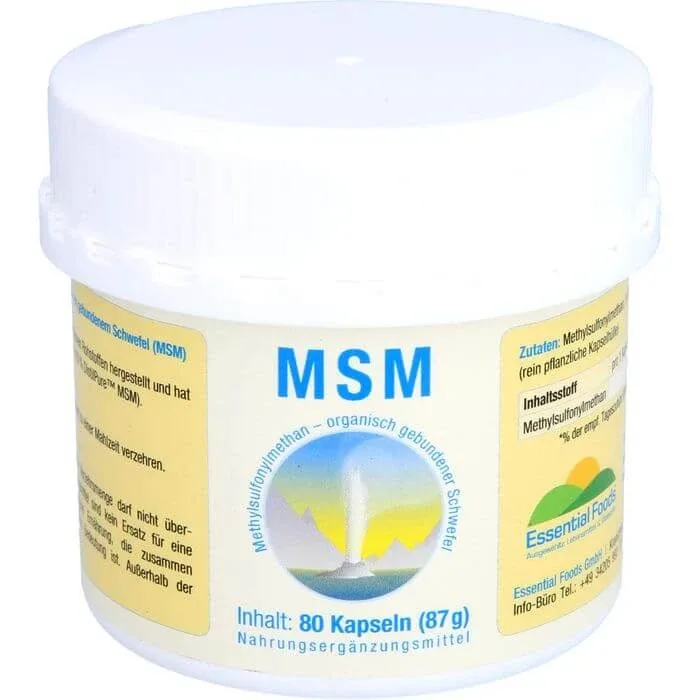MSM 1000 mg capsule 80 buc. — preț și oferte