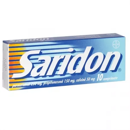 Saridon, Bayer | 10 comprimate — preț și oferte