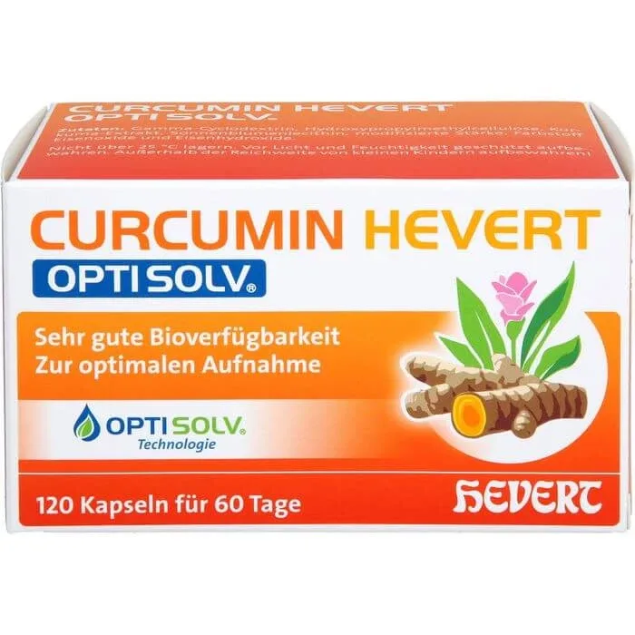 CURCUMIN HEVERT OptiSolv Capsule 120 Capsule — preț și oferte