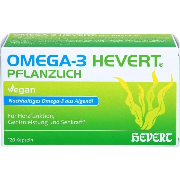 OMEGA-3 HEVERT capsule moi vegetale 120 Capsule — preț și oferte