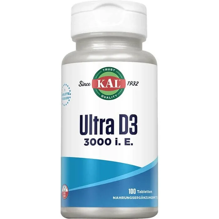VITAMINA D3 3000 U.I. Ultra KAL Tablete 100 Capsule — preț și oferte
