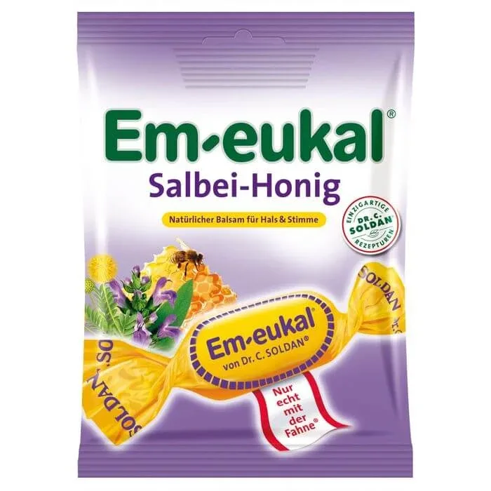 EM-EUKAL dulciuri salvie miere dulce 75 g — preț și oferte