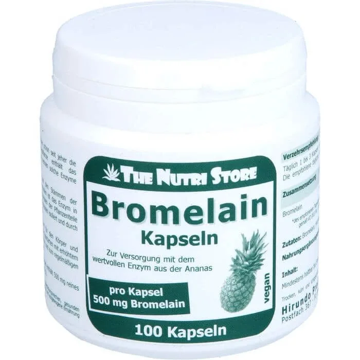 BROMELAIN 500 mg capsule vegetariene 100 buc. — preț și oferte