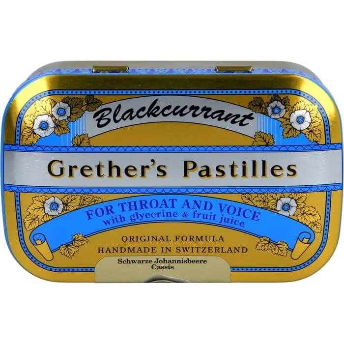 GRETHERS Blackcurrant Gold zh.Past.tin 110 g — preț și oferte