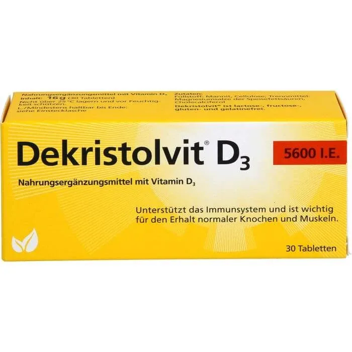 DEKRISTOLVIT D3 5600 I.E. Tablete 30 Capsule — preț și oferte