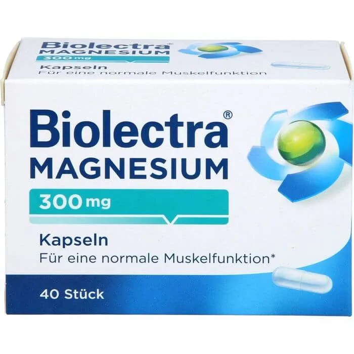 BIOLECTRA Magneziu 300 mg Capsule 40 Capsule — preț și oferte