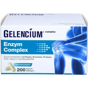 GELENCIUM Complex enzimatic doză mare cu bromelină caps. 200 Capsule