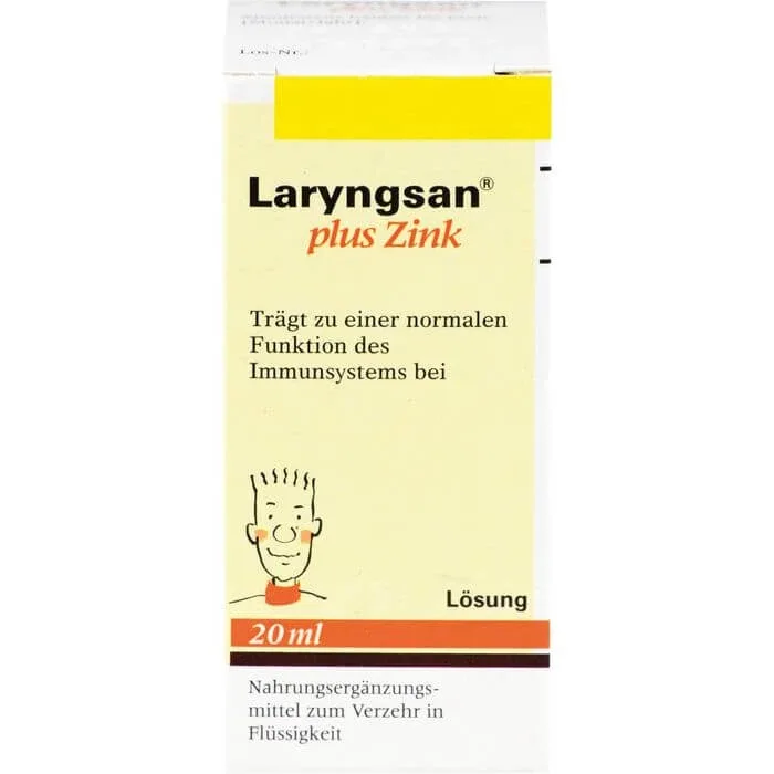 LARYNGSAN Plus Zinc Soluție 20 ml — preț și oferte
