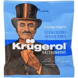 KRÜGEROL pastile pentru gât fără zahăr 50 g