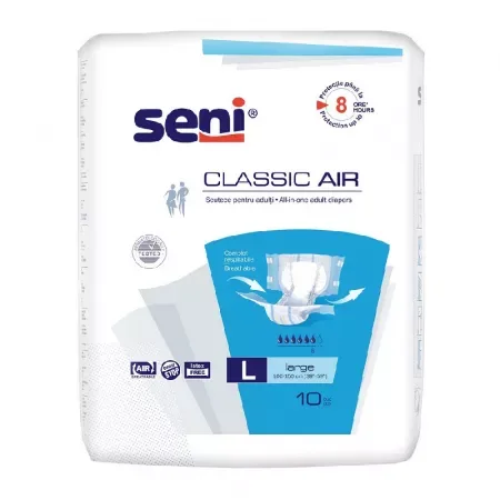 Scutece adulti Classic Air Large, Seni | 10 bucati TZMO SA — preț și oferte