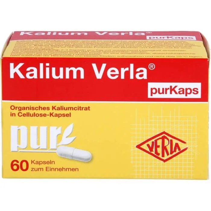 KALIUM VERLA purKaps 60 Capsule — preț și oferte