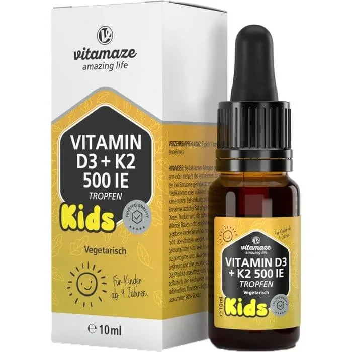 VITAMINA D3 K2 500 U.I. copii picături 10 ml — preț și oferte