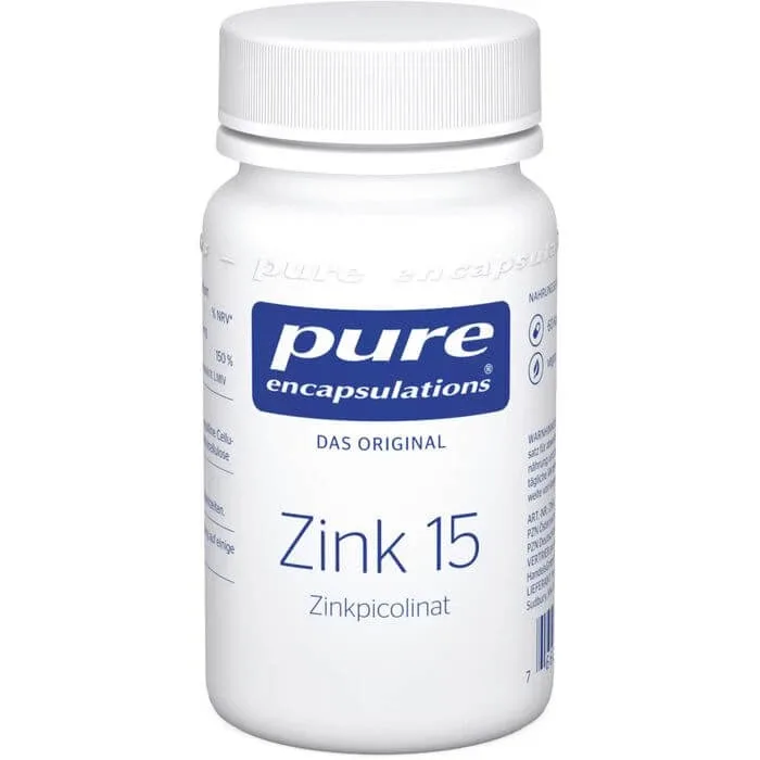 PURE ENCAPSULATIONS Zinc 15 Zinc Picolinat Capsule 60 Capsule — preț și oferte