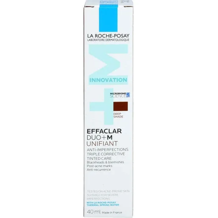 ROCHE-POSAY Effaclar Duo+M Cremă unificatoare închisă la culoare 40 ml — preț și oferte