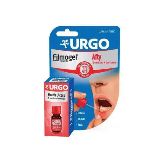 URGO Filmogel Ulcere bucale Pentru ulcere bucale 6 ml — preț și oferte