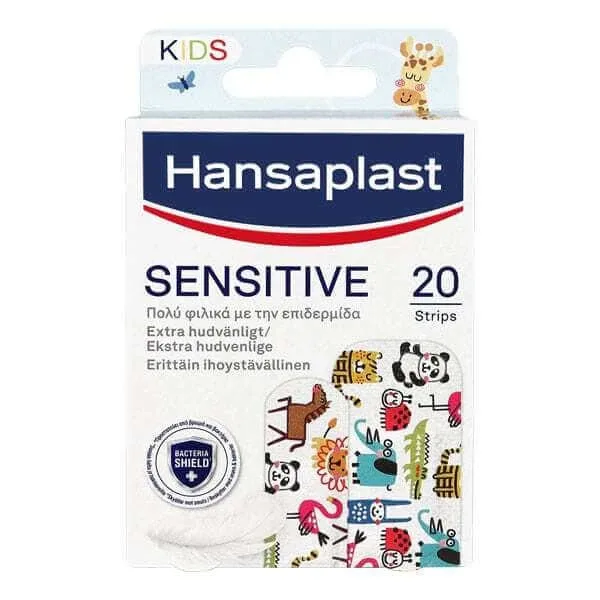 HANSAPLAST Kids Sensitive Animal - Abțibilduri pentru copii cu figuri de animale preferate 20 de bucăți — preț și oferte
