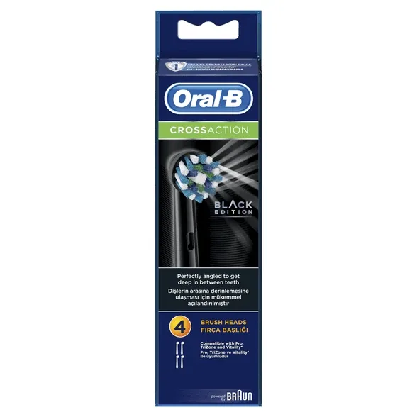 Oral-B Cross Action Black Piese de schimb pentru periuțe de dinți electrice 4pcs — preț și oferte