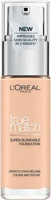 LOREAL True Match Super Blendable Foundation-Fard de ten lichid hidratant 30ml 1N Ivory — preț și oferte