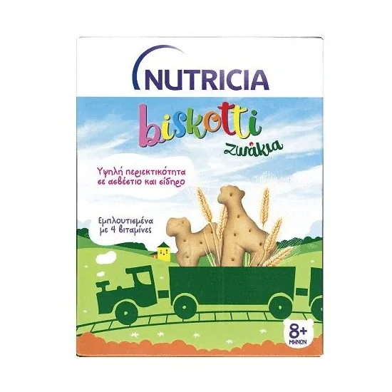 NUTRICIA Biskotti Baby Biscuits Zookies De la 8 luni 180g — preț și oferte