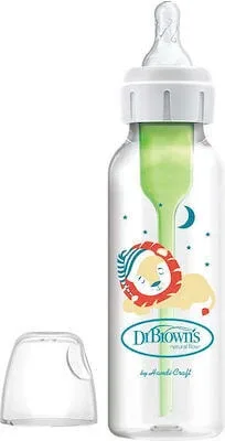 DR BROWN'S Plastic Bottle Options+ Împotriva colicilor cu gât îngust de la 0+ luni 250ml Lion SB 81105 — preț și oferte