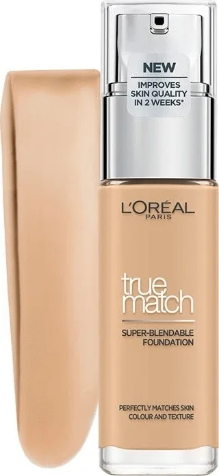 Fond de ten LOREAL True Match Super Blendable - machiaj lichid hidratant 30ml 3N Creamy Beige — preț și oferte