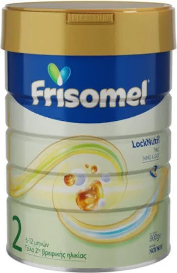 FRISOMEL 2 LockNutri Lapte 2nd Infant Age pentru 6-12 luni 800gr — preț și oferte
