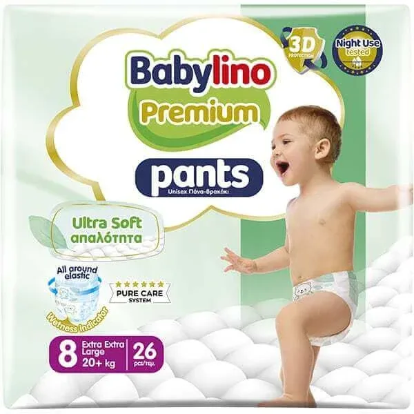 BABYLINO Pantaloni Premium Soft No8 Pentru 20+ kg 26 Bucăți — preț și oferte