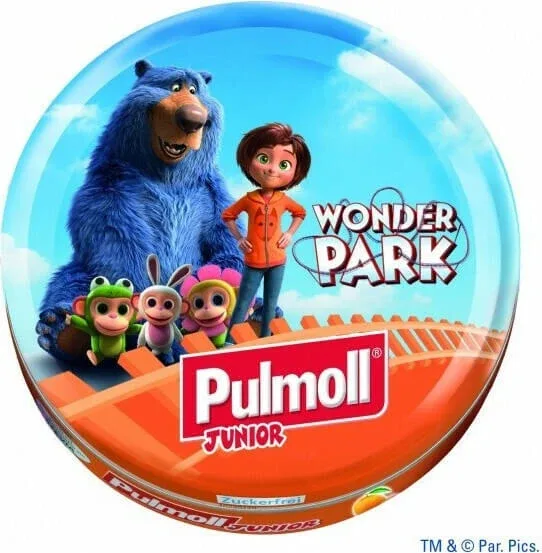 Bomboane pentru gât pentru copii PULMOLL cu portocale și vitamina A & C & E 45g — preț și oferte