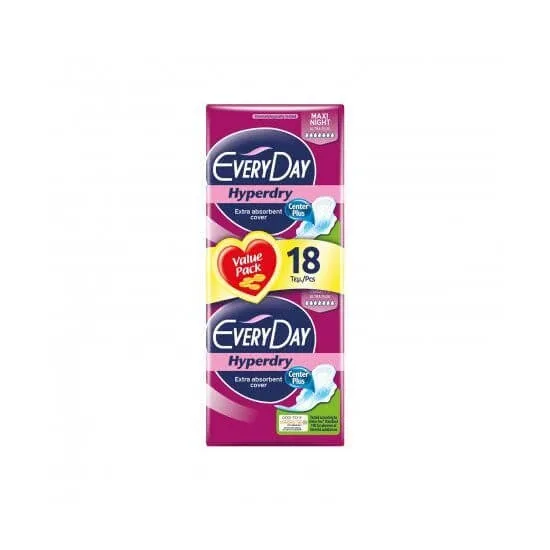 EVERY DAY Hyperdry Wings Ultra Plus Maxi Night x18 — preț și oferte