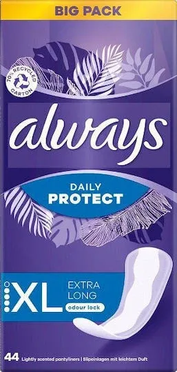 ALWAYS Always Daily Protect Extra Long XL 44 bucăți — preț și oferte