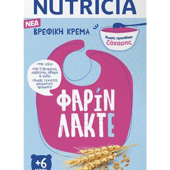 NUTRICIA Baby Cream cu lapte Farin Lacté de la 6 luni 250g — preț și oferte