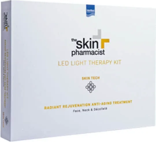 SKIN PHARMACIST Kit de fototerapie cu led Mască de față pentru întinerire și fototerapie anti-îmbătrânire Mască pentru față, gât și decolteu — preț și oferte
