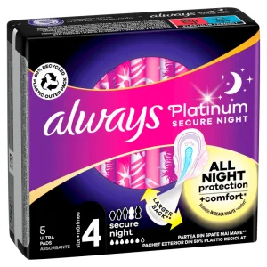 ALWAYS Platinum Secure Night (mărimea 4) 5 șervețele