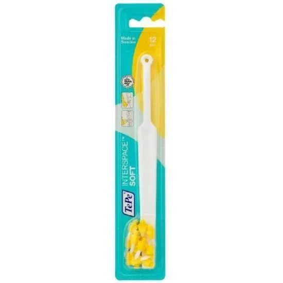 TEPE Interspace Soft perie unică perie unică moale cu 12 perii - alb — preț și oferte