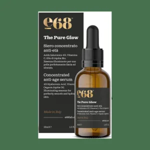 E68 The Pure Glow Ser concentrat anti-îmbătrânire Ser antirid pentru față 30ml