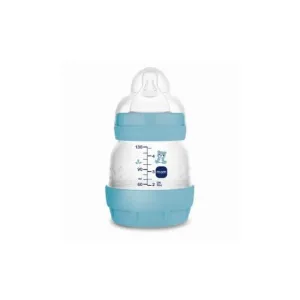 MAM Easy Start Anti-Colic Sticlă din plastic cu căptușeală din silicon pentru 0+ luni 130ml