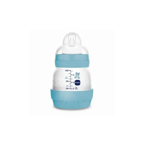 MAM Easy Start Anti-Colic Sticlă din plastic cu căptușeală din silicon pentru 0+ luni 130ml — preț și oferte