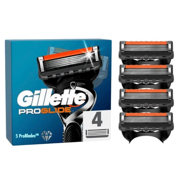 GILLETTE Fusion 5 ProGlide capete de schimb, 4 bucăți — preț și oferte