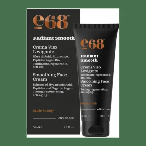E68 Men Radiant Smooth Smoothing Face Cream Cremă de față strălucitoare pentru bărbați 50ml