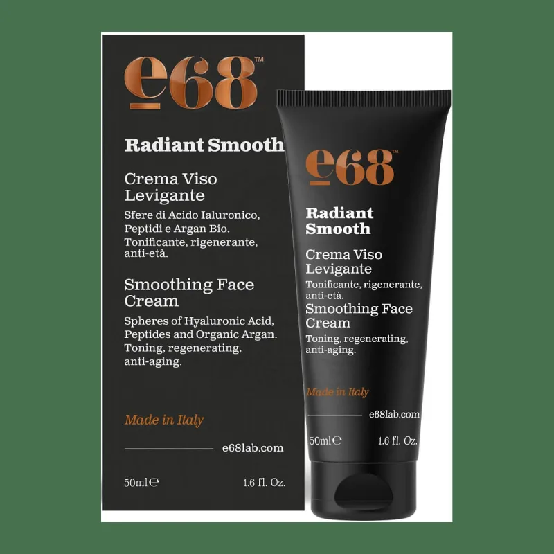 E68 Men Radiant Smooth Smoothing Face Cream Cremă de față strălucitoare pentru bărbați 50ml — preț și oferte