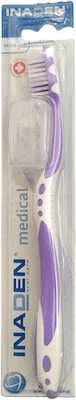 INADEN Medical Surgical Extra Soft Extra Soft Periuță de dinți pentru curățare profundă în diferite culori - Purple